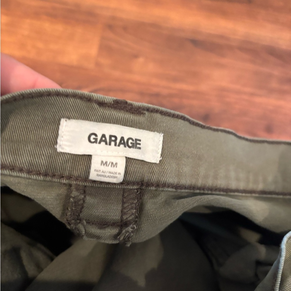 BUNDLE black & green Garage STRAIGHT leg Cargo Pants, size MEDIUM - Picture 6 of 6